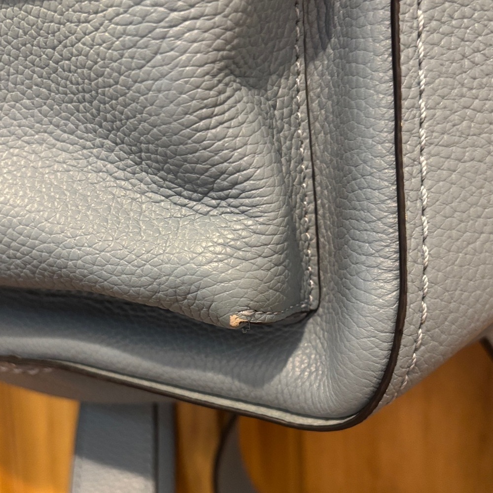 Coach Chic Blue Leather Backpack - image 8